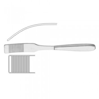Kader Abdominal Spatula Stainless Steel, 28 cm - 11" Blade Width 20 mm